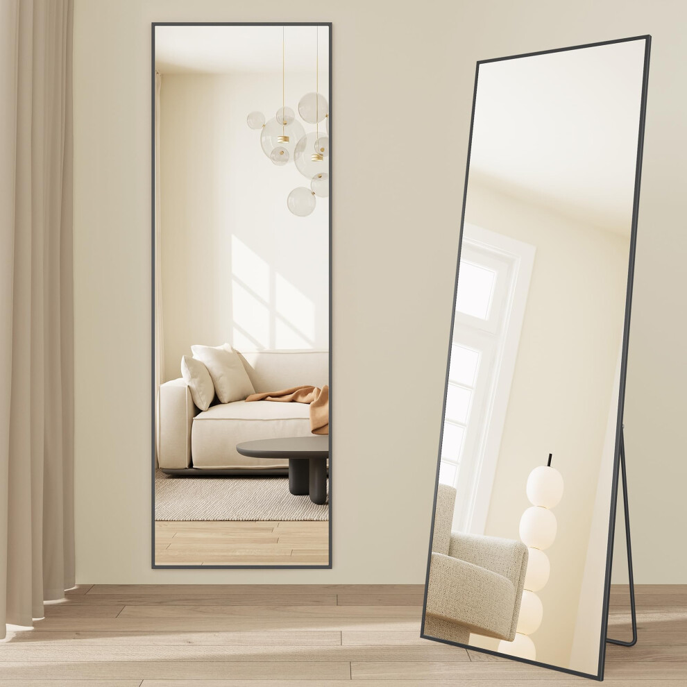 Songmics Full Length Mirror - Rectangle Full Body Floor Mirror With St