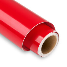 Red Permanent Vinyl for Cricut - 12" x 5FT Red Cricut Vinyl Roll