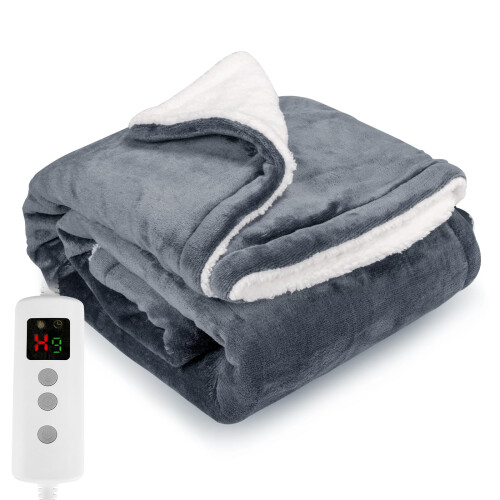 PROALLER Heated Blanket Electric Throw 160x130CM