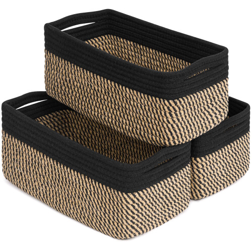 TIMEYARD Storage Baskets - Shelf Baskets for Organizing Dog Toy Basket
