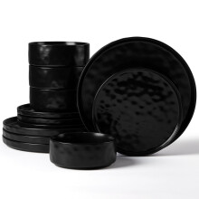 Herogo 12 Piece Dinner Set - Stoneware Dinnerware Sets for 4 People