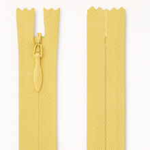 Invisible Zip Lemon 8" (20cm) - Concealed Closed-End Nylon Zipper for