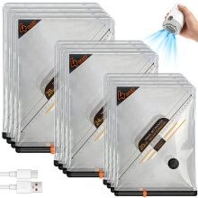 Vacuum Storage Bags for Travel with Rechargeable Cordless Pump, 12 Pack Fast Compression Packing Seal Bags for Clothes Bedding, Luggage, Backpack and