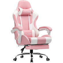 GTPLAYER Gaming Chair - Massage Ergonomic Computer Chair with Footrest