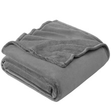 EHEYCIGA Fleece Blanket Extra Large Throws for Settees Grey Throw