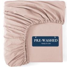 Fitted Sheet Double - Sepia Rose - Pre-Washed