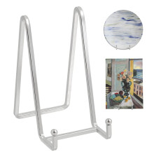 Plate Holder Easel Display Stand - 6 inch Metal Plate Stands for Displ