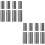 16Stk Gewindekupplung Runde Muffe Industrieverbinder 6