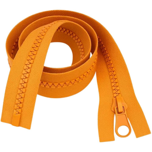 Open-Ended Chunky Zip Gold 16" (41cm)