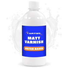 Acrylic Varnish Matt 500 ml - Varnish for Acrylic Painting & Craft