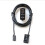 Car Dash Audio 12Pin Cable Adapter AUX USB For BMW E39 E53 X5 Z4 E83 E85 E86 X3 7