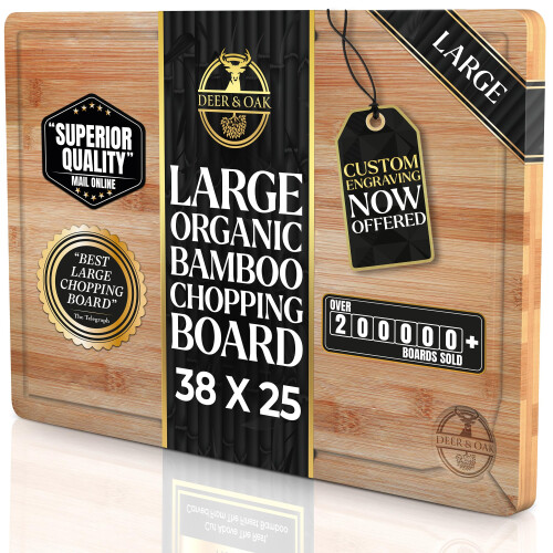 Deer & Oak - Large Cutting Board 38 x 25 x 2cm