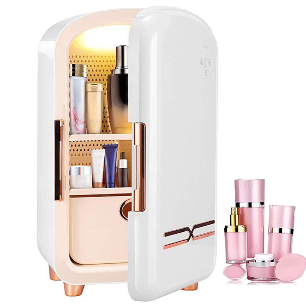Seeann Mini Makeup Fridge, 12L Cosmetic Refrigerator Cooler And Warmer