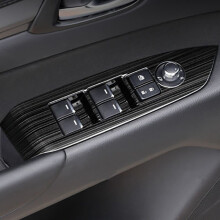 Black Titanium Inner Window Switch Panel Trim for Mazda CX-5 (2017-2018)