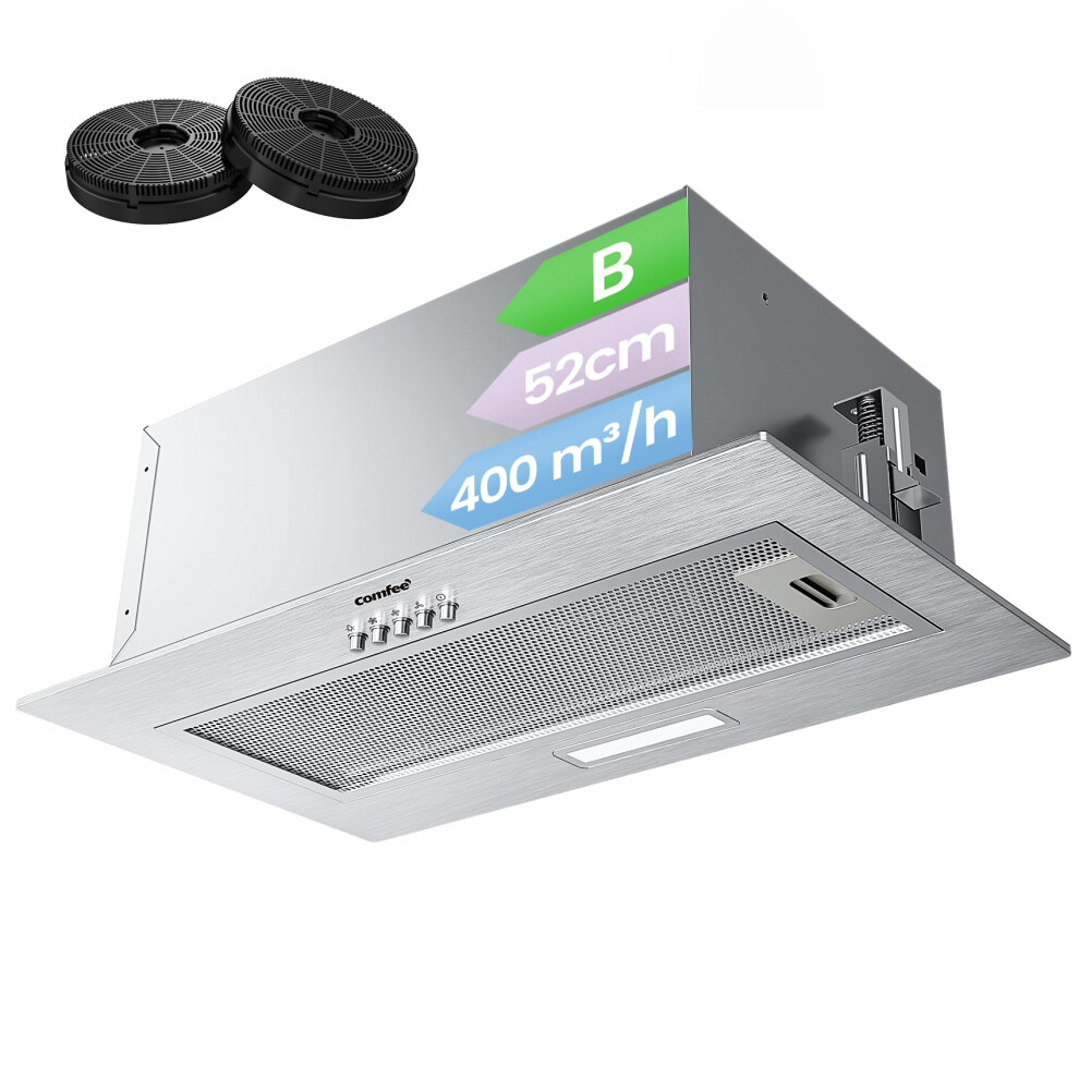 Comfee' Integrated Cooker Hood Chl17em21i, 52Cm Stainless Steel Built