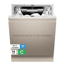 COMFEE' Fully Integrated Dishwasher with 14 Place Settings, Wi-Fi Conn