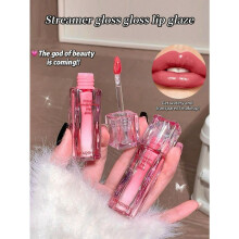 (Matches the image) 1pc Moisturizing Glossy Lip Gloss, Water-Based High Shine Lip Tint, Long-Lasting, Versatile For Daily Wear