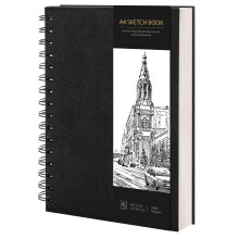A4 Sketch Book 60 Sheets Hardcover Art Drawing Book 160gsm Sketch Pad