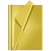 CHRORINE 60 Sheets Gold Tissue Paper Art Gift Wrapping Tissue Paper