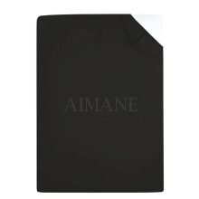AIMANE Non Iron Percale 4FT Small Double Fitted Sheet Poly Cotton