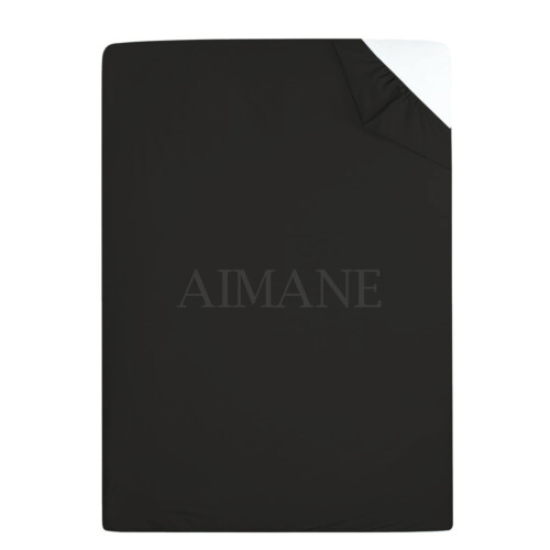 AIMANE Non Iron Percale 4FT Small Double Fitted Sheet Poly Cotton