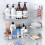 Deyhoc Rustproof Stainless Steel Shower Caddy 5 Pack - Silver 1