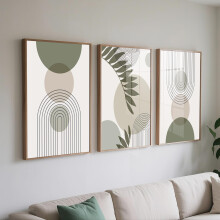 PWAAHDC Sage Green Wall Art Set of 3