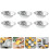 3Sets Silberne Backförmchen Für Mini-Muffins Und Eiertörtchen, Einweg 10
