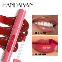 (Matches the image) 6-color Pull-off Lip Dye Lip Matte Mist Mouth Red Lip Glaze Does Not Fade Easily Waterproof Lip Makeup