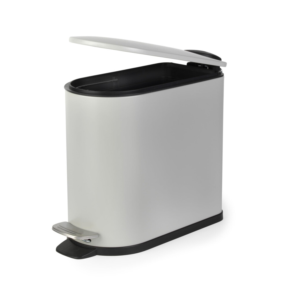 Beldray Bathroom Pedal Bin - 5 Litre Small Toilet Bin