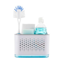Minky Slimline Sink Tidy, Caddy With Removable Drip Tray, Storage Organiser, Bru