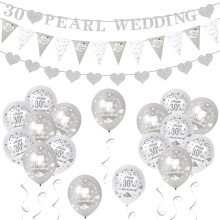 HZHSGLY 30th Wedding Anniversary Decorations