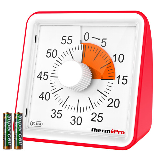 ThermoPro ThermoPro TM021 Visual Timer - 60-Minute Countdown Timer for Kid with