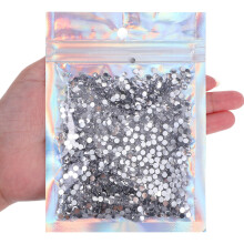 LXUEJIE 3000Pcs 3mm Bling Resin Rhinestones, Glitter Sequins Embellishments Gemstones Hotfix Flatback Crystal Bling Diamonds for Nails, Clothing, Cup
