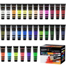 ARTKUNST Acrylic Paint Set - Paints 30 Colors x 36 ml
