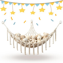 Wanheart Teddy Hammocks - Corner Toy Storage Net for Stuffed Animals