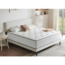 Sleremind Double Mattress - 7-Zone Hybrid Pocket Spring Medium-Firm Be