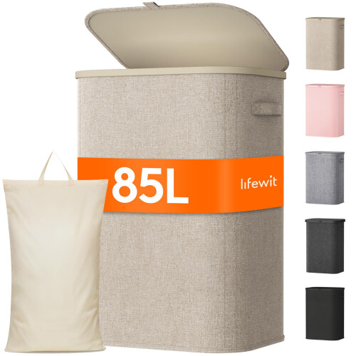 Lifewit 85L Laundry Basket with Lid