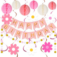 Happy Birthday Decorations for Women Girls