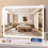 halumao Vanity Mirror with Lights - 80 x 60 cm Large Makeup Mirror wit 1