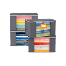 KALAHOL 90L Large Capacity Clothes Storage Bags with Zips