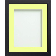 Frame Company Allington Black 8x6 inch Frame With Lemon Bon Bon