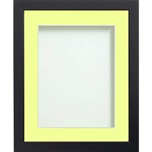Frame Company Allington Black 8x6 inch Frame With Lemon Bon Bon