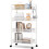 APEXCHASER 4-Tier Rolling Cart - Easy Assemble Mobile Storage Trolley 1
