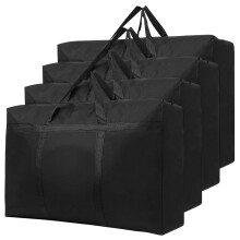 4 Pack 125L Large Storage Bags with Zips