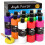 Nicpro 12 Colors Large Bulk Acrylic Paint Set (8.45 oz 1