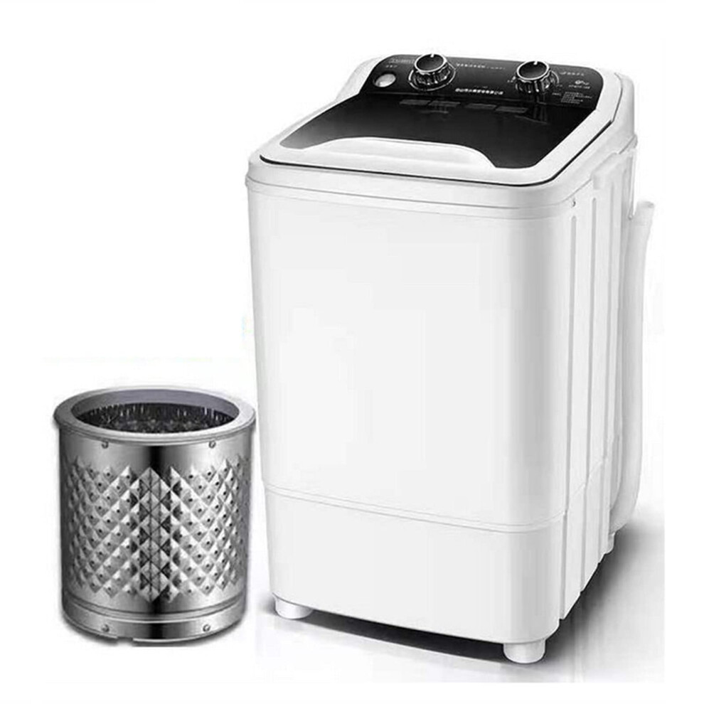 Portable Single-Tub Washing Machine With Drain Basket Mini - 7 Kg Wash