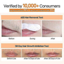 1-3x Hair Removal Creams Fast Gentle Removal Skin Care Whitening Clear Lip Hair Underarm Depilation Cream for Women