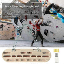 Climbing Fingerboard Strength Rock Board Portable Pull-Up Rock Climbing Hangboard Grip Strengthener compatible withearm Exerciser