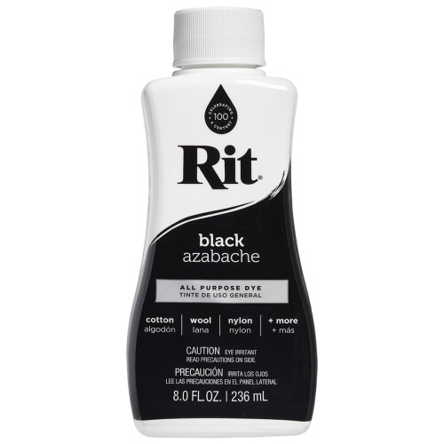 Nakoma Rit Liquid Dye,Black 8 oz